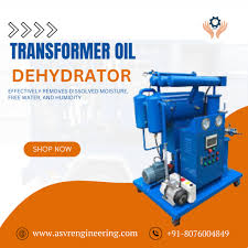 Industrial Transformer Oil Dehydrator – Advanced Moisture Removal System for Transformer Oil Purification